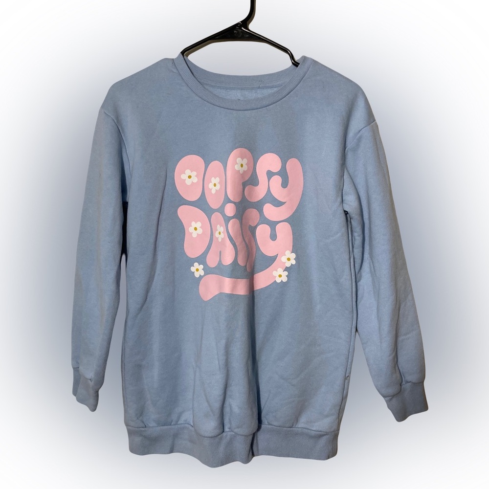 Oopsy Daisy Blue Sweater Size 14